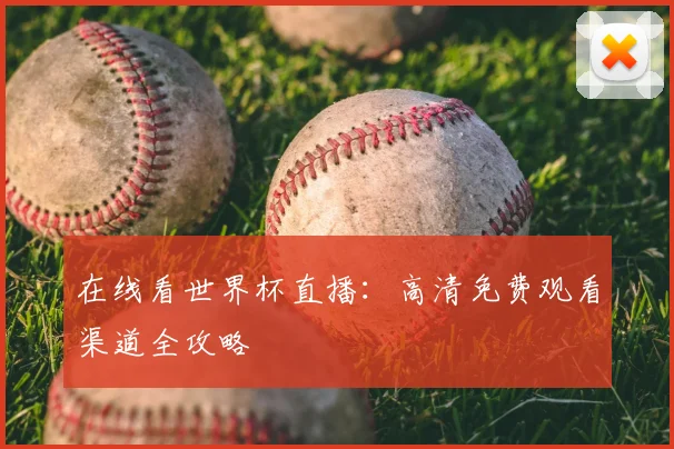 在线看世界杯直播：高清免费观看渠道全攻略